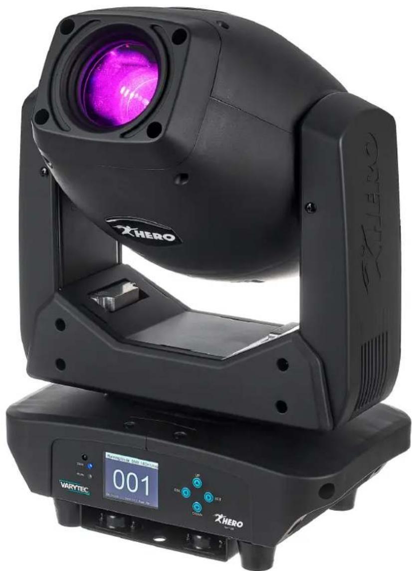 Varytec Hero Spot 230 - Utilisation.... 17 - 1