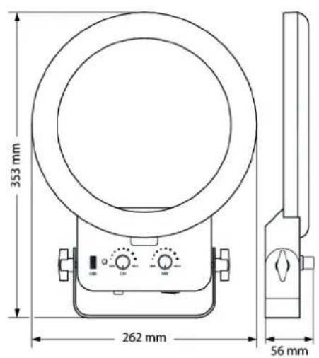 Varytec VR440 - Connexions et éléments de commande - 2