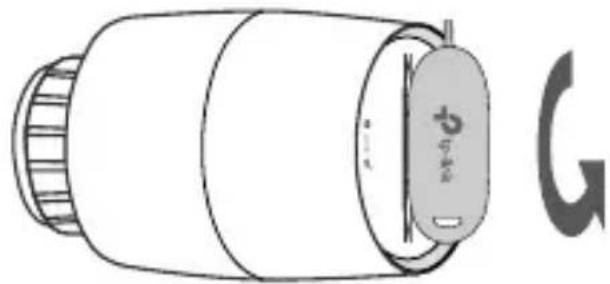 TP-LINK KE100 - De radiatorkraan installeren - 2