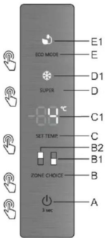 HISENSE RB434N4BFD - Bandeaudecommandes2 - 1