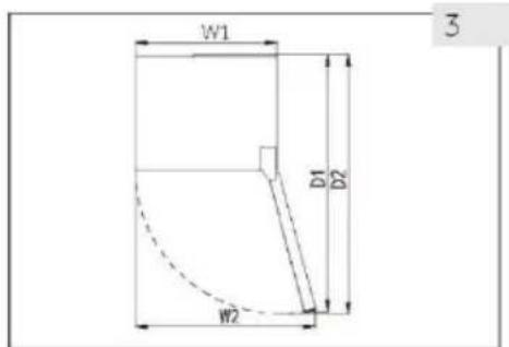 HAIER HWS31GGE - Espacio de ventilación - 1