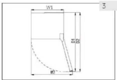 HAIER HWS31GGE - Espaces d'aération - 1