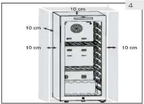 HAIER HWS66GGE - Espaço de ventilação - 2