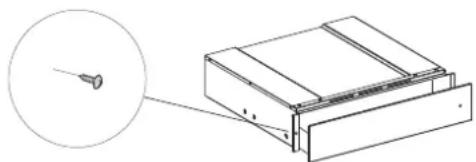 FRANKE FMY 14 DRW XS - Fissare il cassetto come mostrato nella figura. - 1