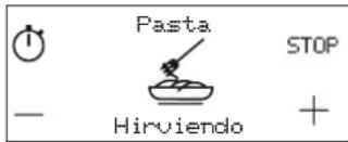 Pasta - Hirviendo STOP + +