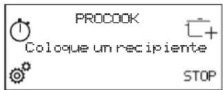PROCOOK Coloque un recipiente STOP