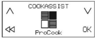 FRANKE FMY 808 I FP BK - Para ativar a função ProCook: - 1