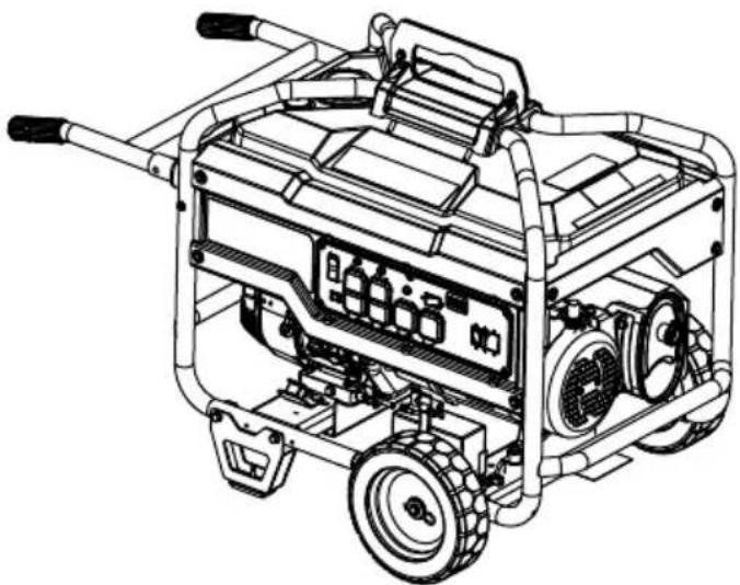 Generac XC6500E - Generador portátil série XC - 1