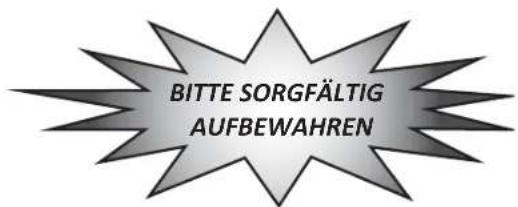 BITTE SORGFÄLTIG AUFBEWAHREN