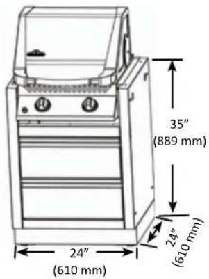 Napoleon IMUDC - IM-UGC300 245/300 Grill-Unterschrank - 2