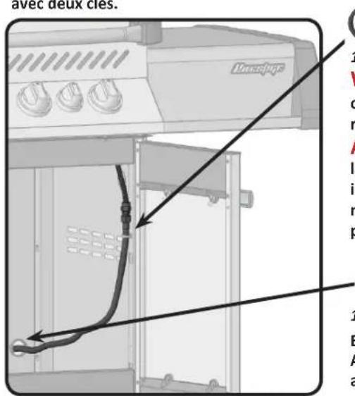 Napoleon P500RSIBP1 - Natural Gas Only - Proper Hose Connection Gaz Naturel Seulement - Branchement Adequat Du Boyau - 2