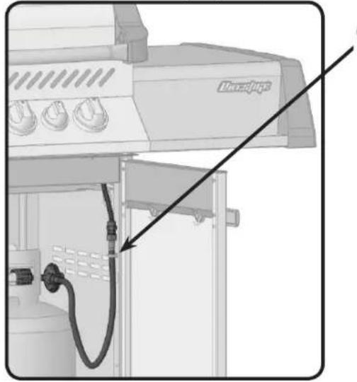 Napoleon P500RSIBP1 - Propane Only - Proper Hose Connection   Propane Seulement - Branchement Adequat Du Boyau - 2