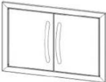 Napoleon BILEX730RBIN - BUILT-IN ACCESSORY OPENING DIMENSIONS - 4