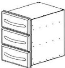 Napoleon BILEX730RBIN - BUILT-IN ACCESSORY OPENING DIMENSIONS - 3