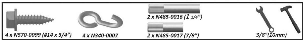 Napoleon P500RBN2 - OUTILS REQUIS POUR L'ASSEMBLAGE (outils non inclus) - 31