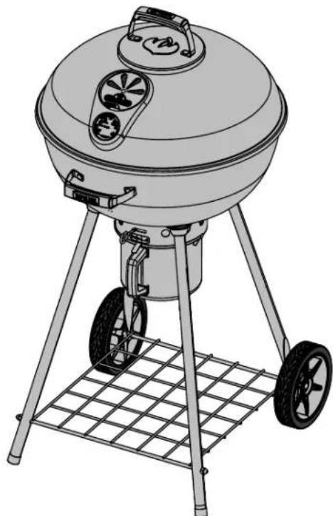 Napoleon NK22LEG2 - PARRILLA A CARBÓN PARA EXTERIORES - 3