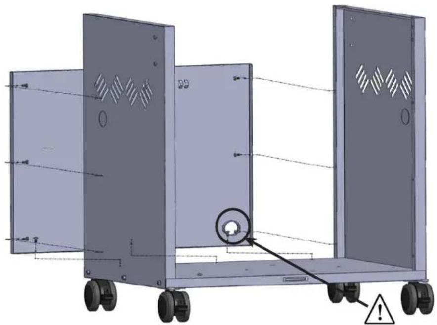 Napoleon T410SBP - Rear Cart Panel Installation - 1