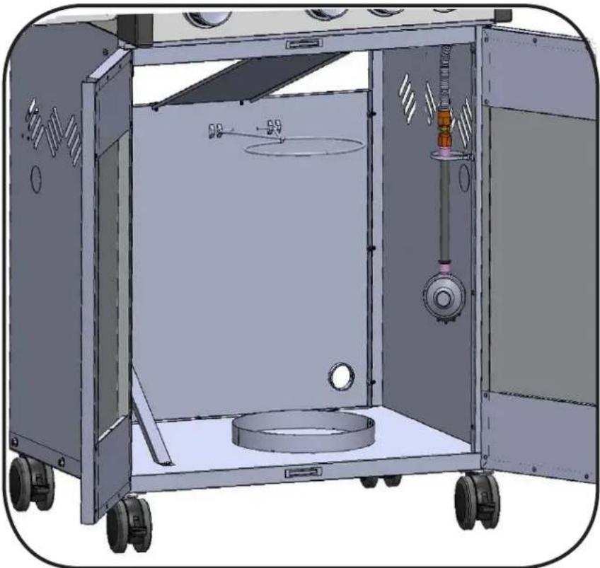 Napoleon T410SBP - Tank Ring/Tank Mount/Tank Ring Installation - 4