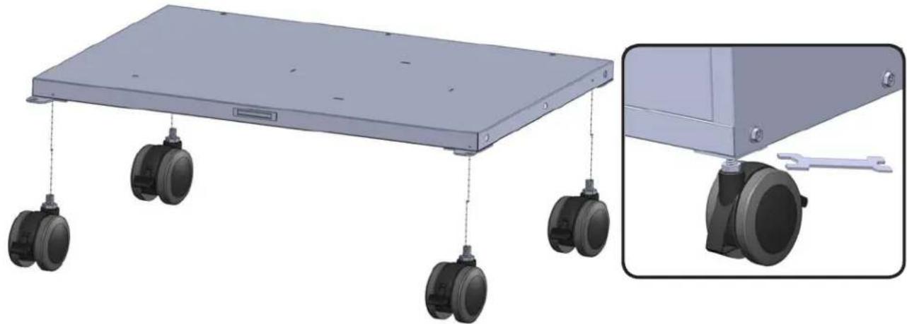 Napoleon T410SBP - Caster Installation - 1