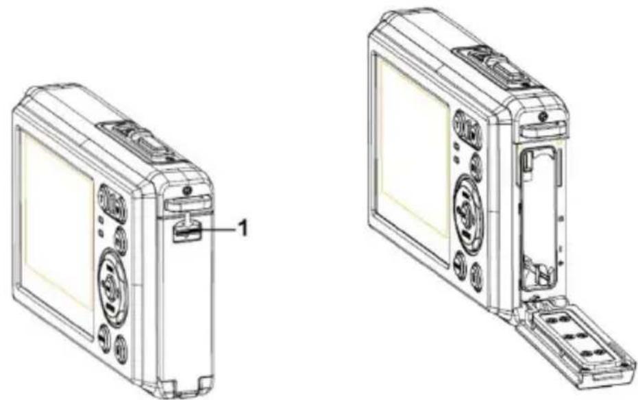 ROLLEI Sportsline 85 - Installare la batteria - 1