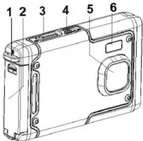 ROLLEI Sportsline 85 - Parts of the digital camera - 1