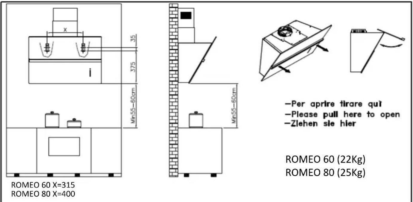 EICO Amt 20 Extern Motor - BEDIENUNGS-, WARTUNGS- UND INSTALLATIONSHANDBUCH ABZUGSHAUBE - 3