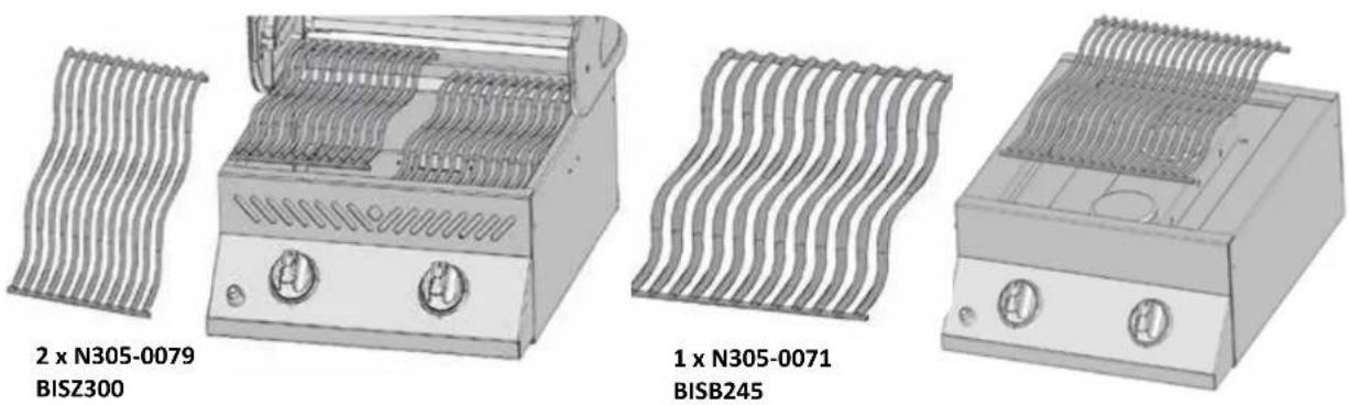 Napoleon BISZ300PFT - Built-In Accessory Opening Dimensions - 2