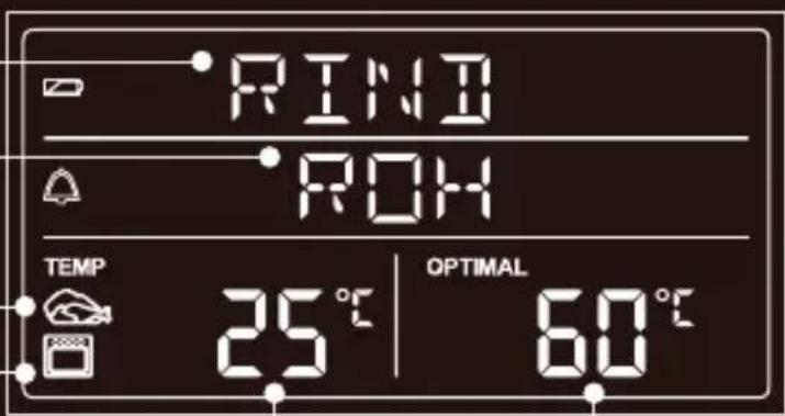 Rösle 25086 - Displayinformationen im Thermometer-Modus - 1