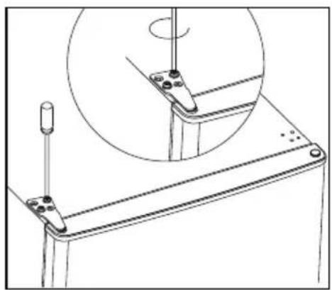 MEDION MD 37305 - Changement de sens d'ouverture de la porte - 9