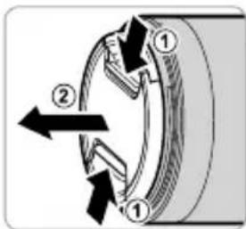 Diagram of a mechanical bearing assembly with numbered components and directional arrows indicating motion or force.
