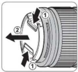 FUJIFILM XF 30mm f2.8 R LM WR Macro - De doppen verwijderen - 1