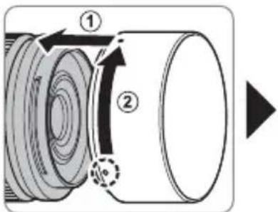 FUJIFILM XF 30mm f2.8 R LM WR Macro - Montera motljusskyddet - 1