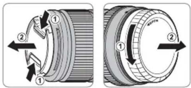 FUJIFILM XF 30mm f2.8 R LM WR Macro - 取下盖子 - 1