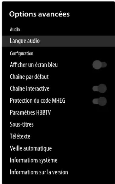 MEDION LIFE X14327 (MD 32243) - Menu Options avancées - 1