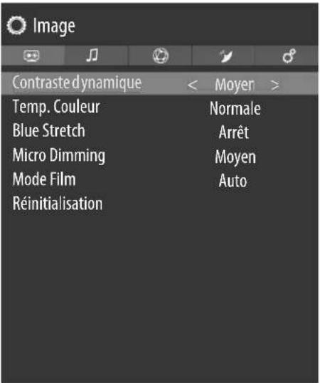 MEDION LIFE X14313 (MD 31221) - Menu Image lors de l'utilisation du VGA/PC en tant que source - 2