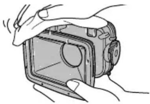 FUJIFILM WPFXF500 - 防水口部夕一付い的水滴をていねにき取りま。 - 1