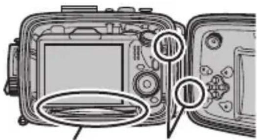 FUJIFILM WPFXF500 - Positioning the Digital Camera in the Waterproof Case - 4