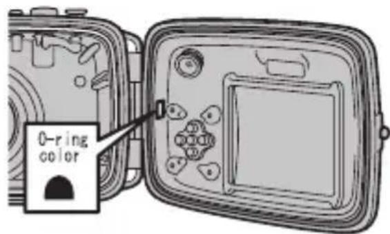 FUJIFILM WPFXF500 - Install the back-side O-ring (orange). - 1