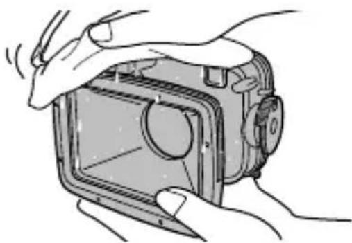 FUJIFILM WPFXF500 - Apague la CAMERA. - 3