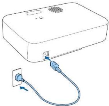 EPSON EpiqVision Flex COW01 - Mise sous tension du projecteur - 1