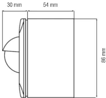 Niko Swiss Garde 300 KNX - Abmessungen - 4