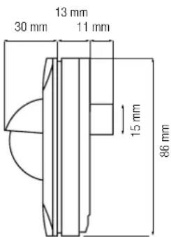 Niko Swiss Garde 300 KNX - Abmessungen - 3