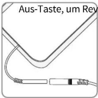 Aus-Taste, um Rev