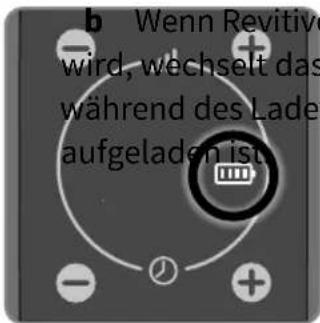 b Wenn Revitive wird, wechselt das während des Lade aufgeladen ist