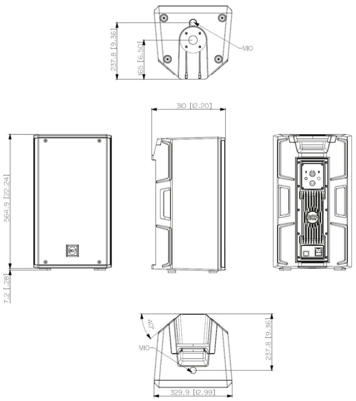 RCF ART 915AX - RUIDO DE ZUMBIDO - 2