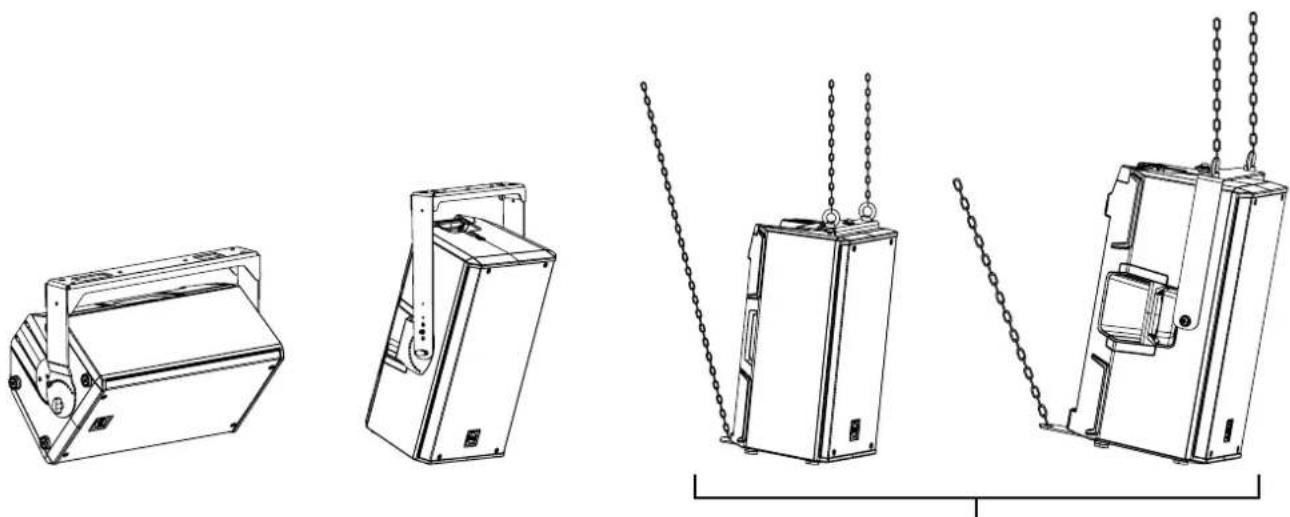 RCF ART 910AX - CONFIGURACIONES COLGADAS - 1
