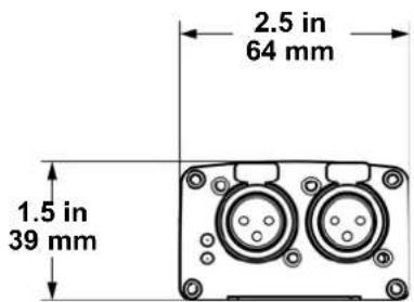 Chauvet DMXAN2 - Dimensions - 1