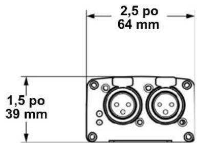 Chauvet DMXAN2 - Dimensioni - 1