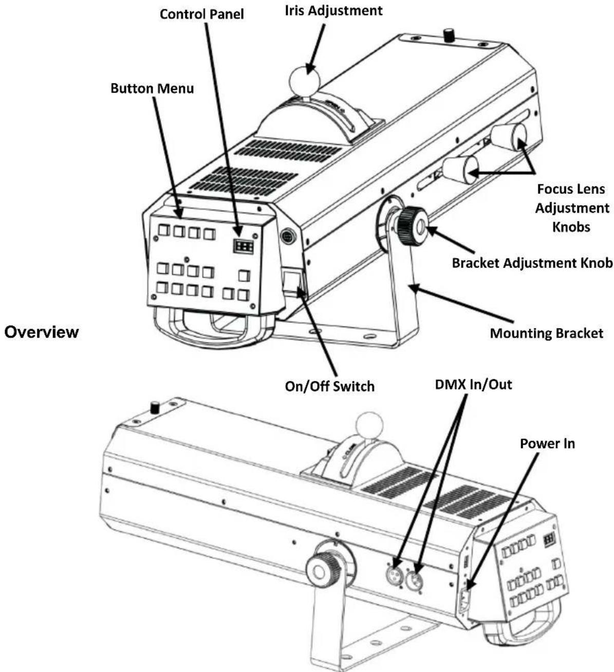 Chauvet LED Followspot 120ST - Description - 1