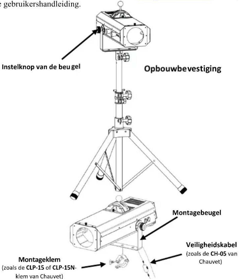 Chauvet LED Followspot 120ST - Montagediagram - 1